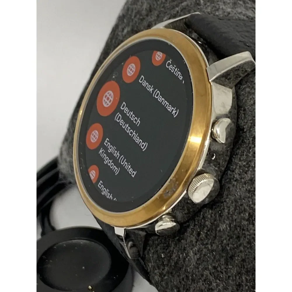 Fossil Gen 4 Authentic Digital Dial Smart Watch Custom Band FTW6016 DC919
